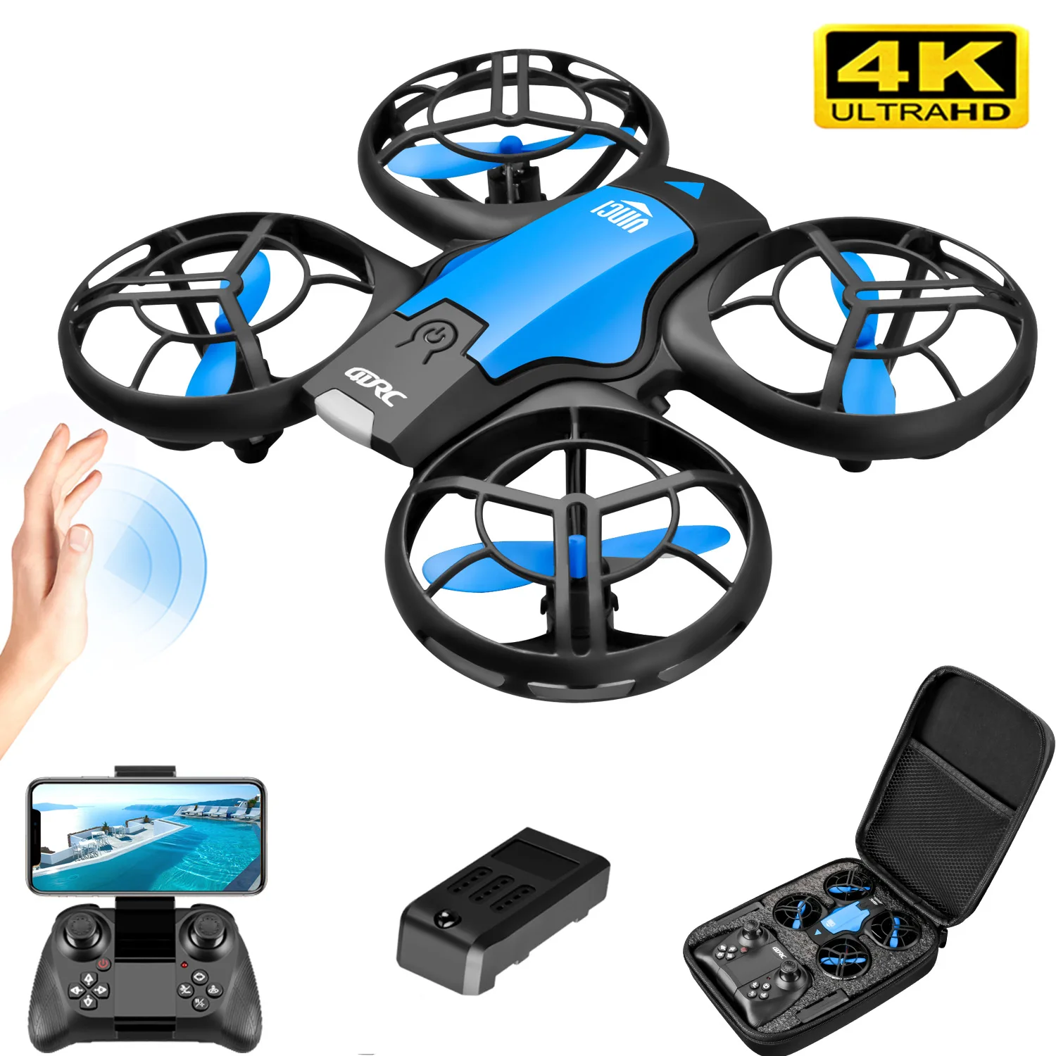 Drone Kit Professional - Nouveau mini drone V8 4K professionnel