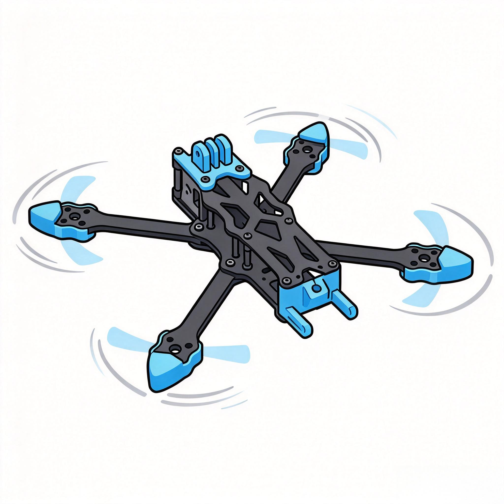Drone Kit Octocopter - Kit de cadre de drone FPV