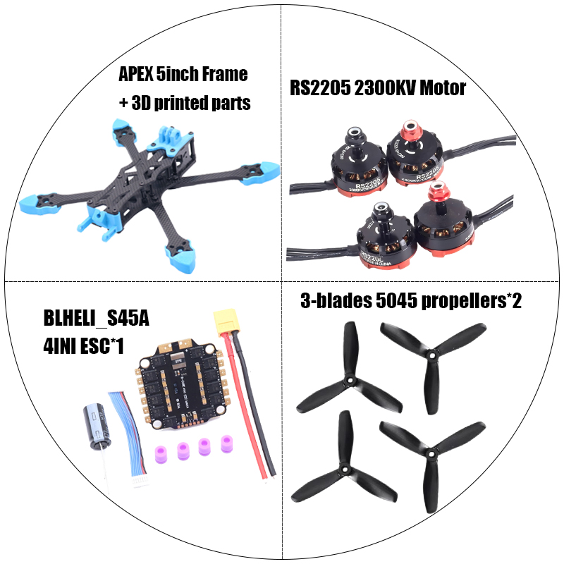 Kit de cadre de drone FPV APEX - Drone Kit Octocopter avis et prix